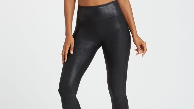 Леггинсы из искусственной кожи Spanx