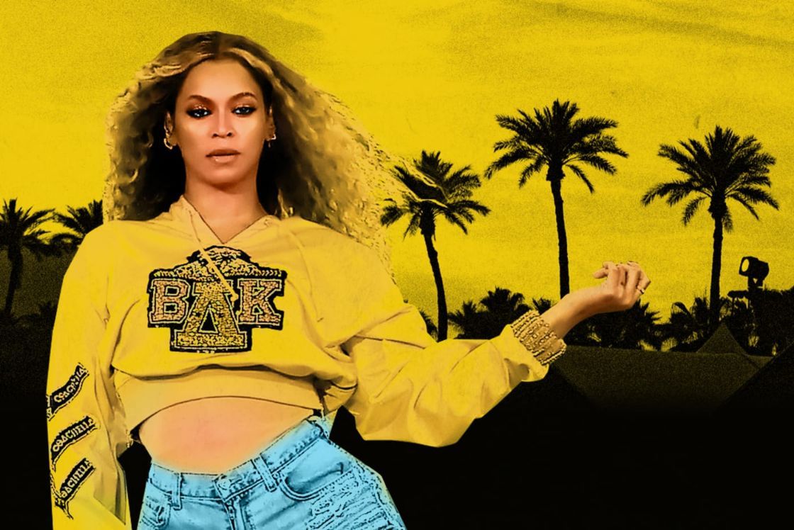 imagine complexă beyonce coachella