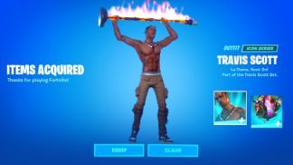 Konsert Travis Scott Fortnite