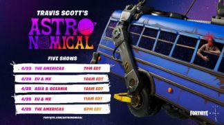 Konsert Travis Scott Fortnite