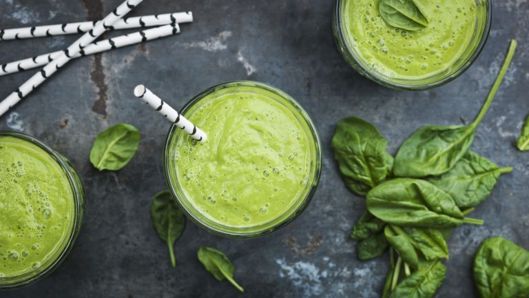 Smoothie verde e espinafre