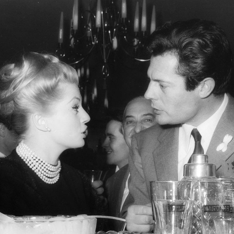 Anita Ekberg und Marcello Mastroianni