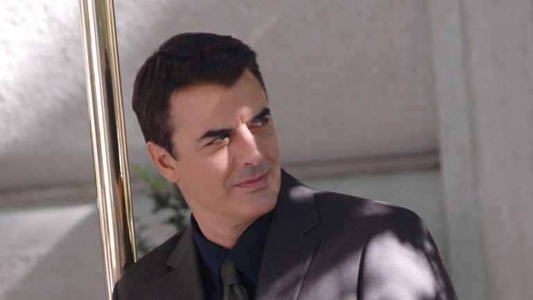 Chris Noth stojí na mieste pre Sex a mesto: film na Piatej avenue