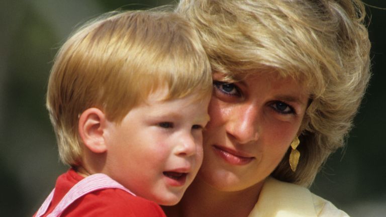 La principessa Diana e il principe Harry