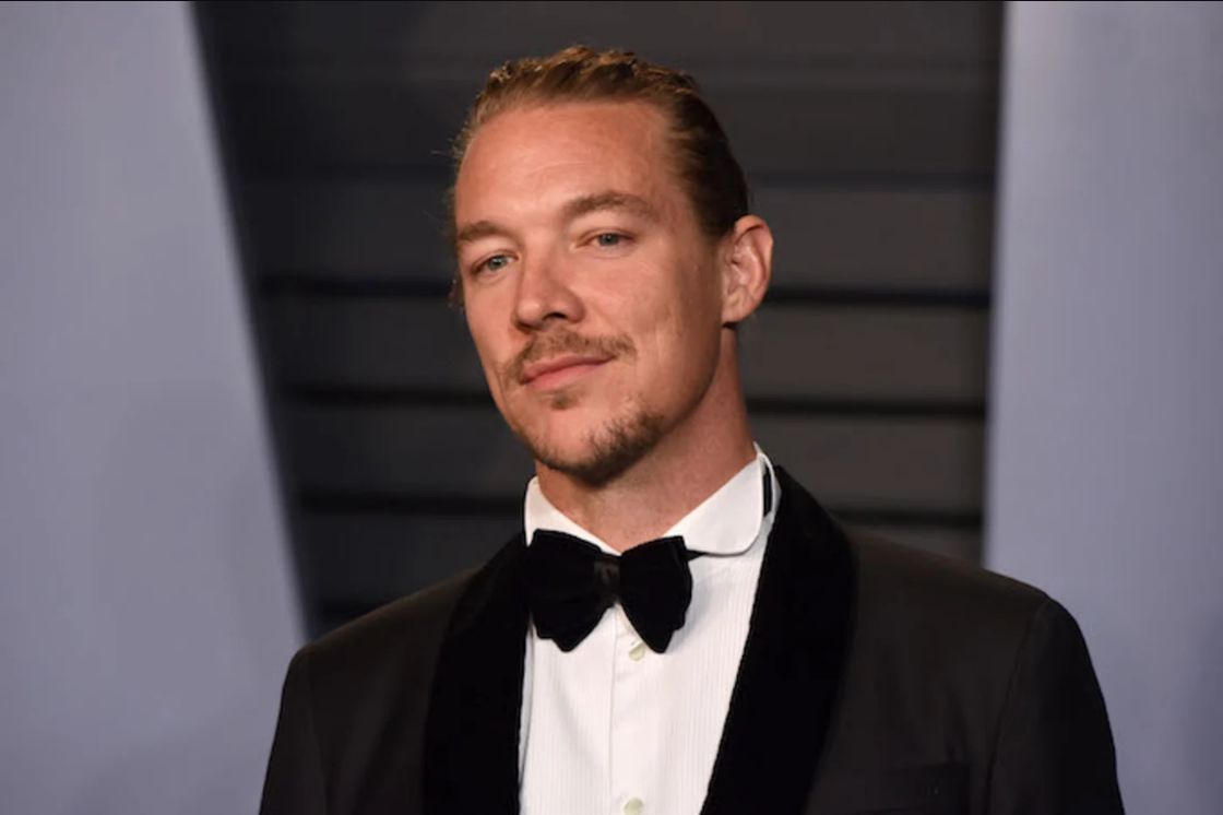 Diplo en una fiesta de los Oscar