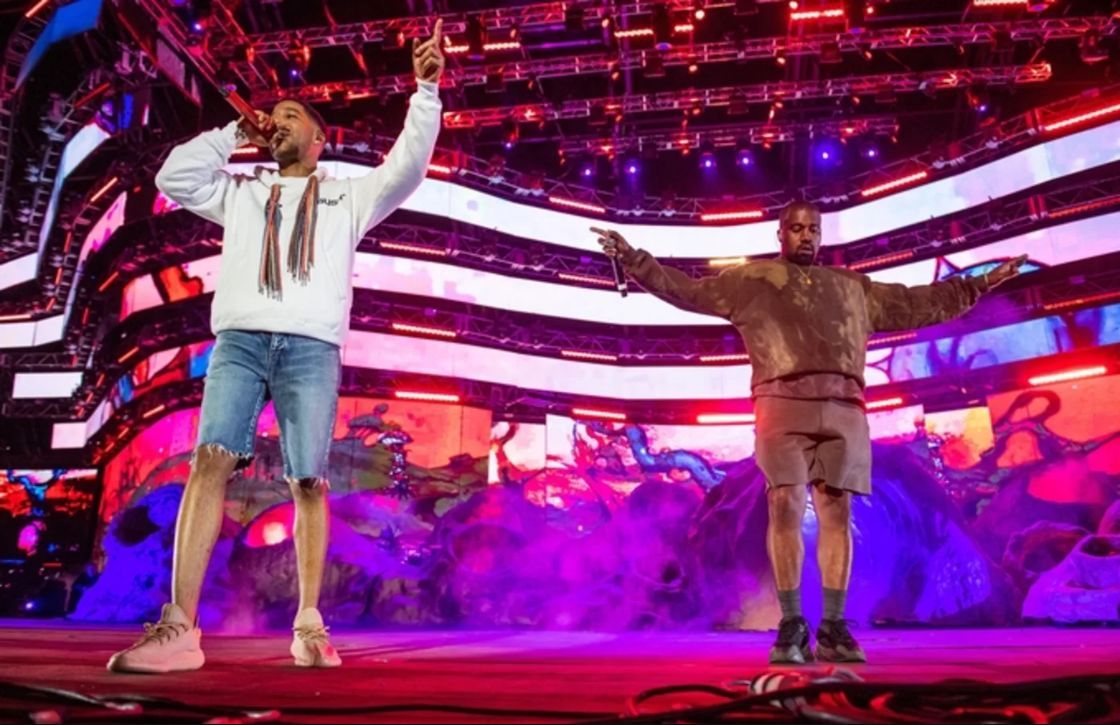 kanye kid cudi coachella