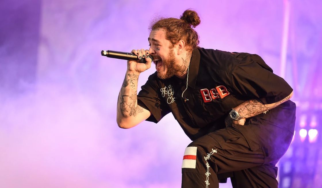 Post Malone tampil di 2018