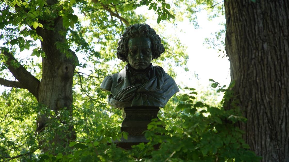 Patung Beethoven di New York City.