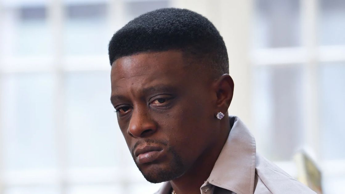 Rapper Lil Boosie di lokasi syuting Video musik "Shottas" di Kediaman Pribadi