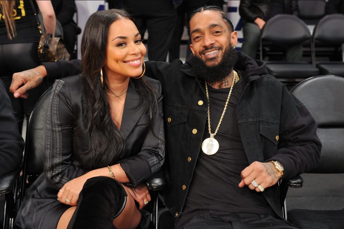 Lauren-London-Nipsey-Hussle-Lakers