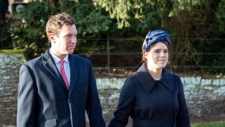 Prinses Eugenie en Jack Brooksbank in de kerk