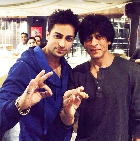 Shalin Bhanot mit seinem Shah Rukh Khan