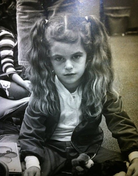 foto de infância de meg ryan