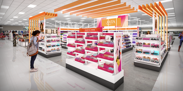 Ulta Beauty Shop im Ziel