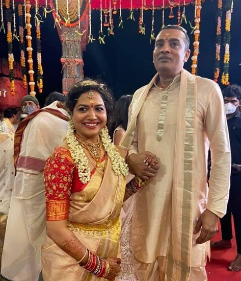 svadobná fotografia rama krishna veerapaneni a sunitha upadrashta