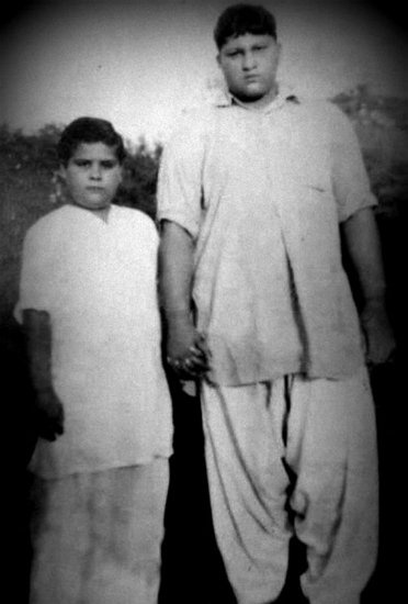 photo d'enfance de nusrat fateh ali khan