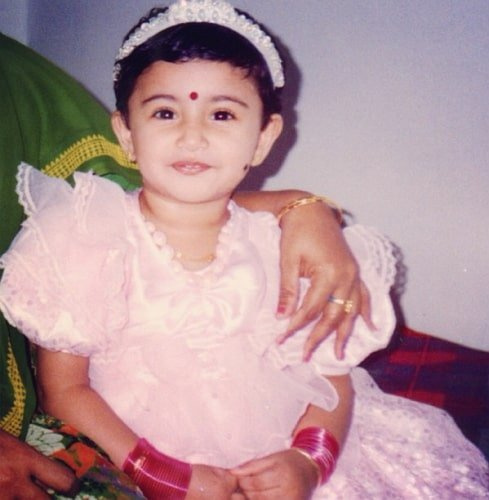anjana jayaprakash foto de infância
