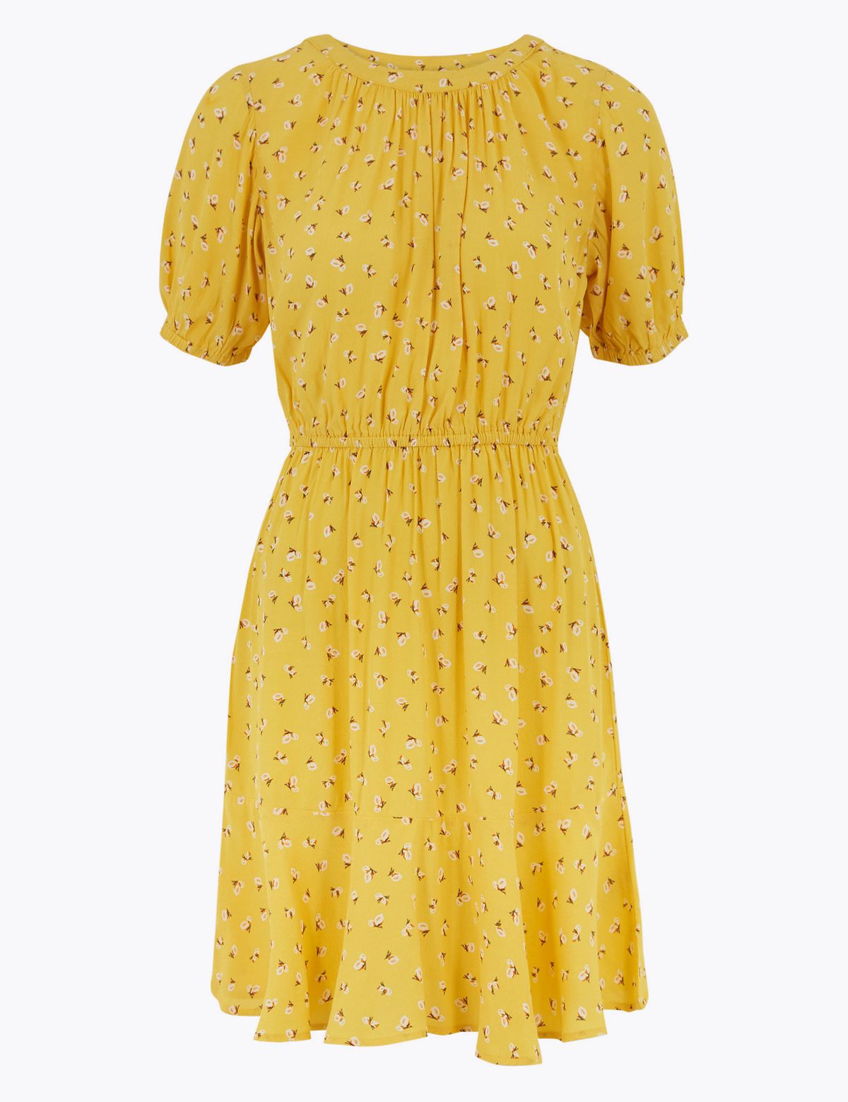 Mini vestido de cintura estampado - custava 29,50 £, agora custa 14,50 £