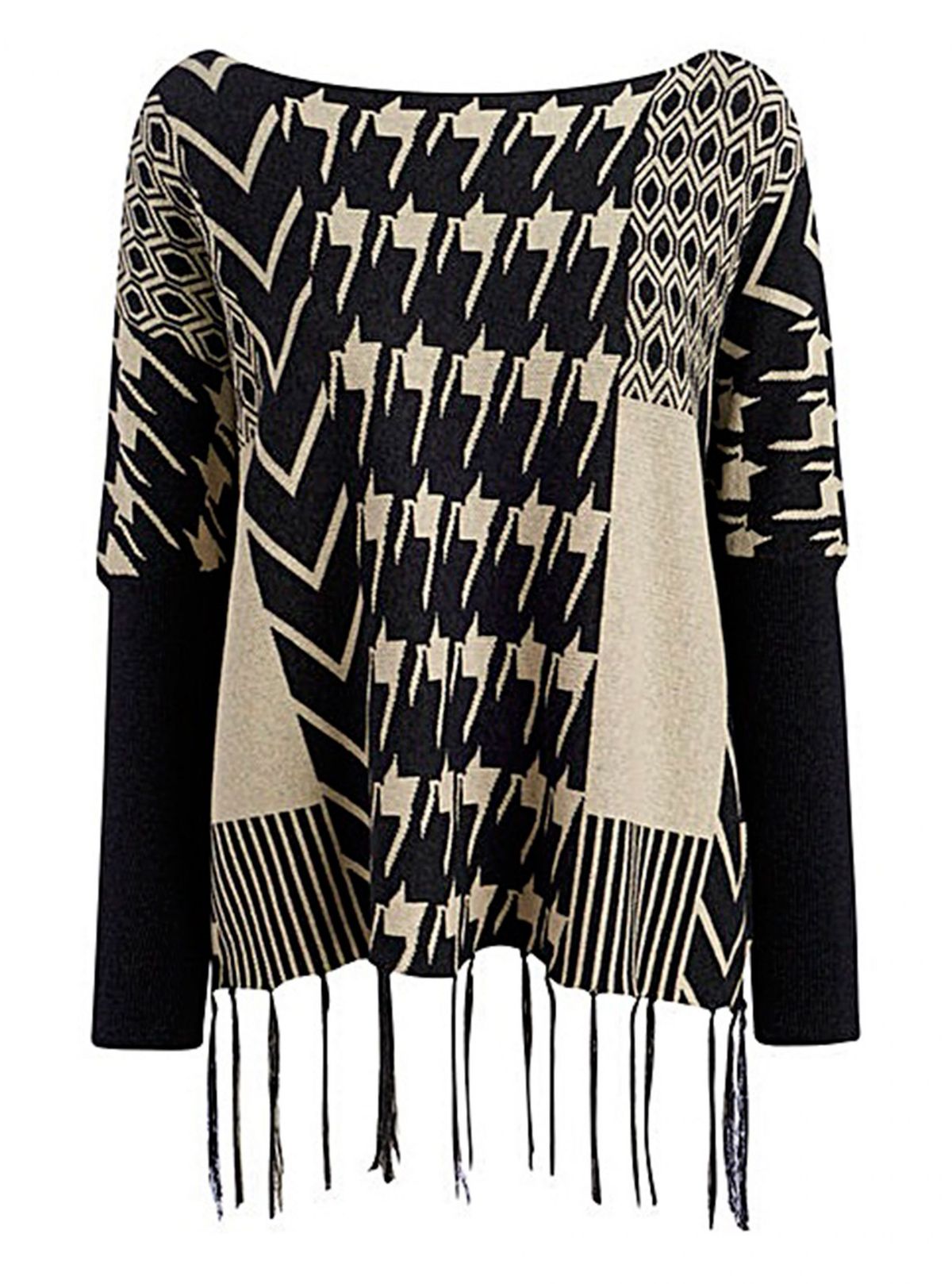 Lorraine Kelly bei JD Williams Fransenpullover, 39€