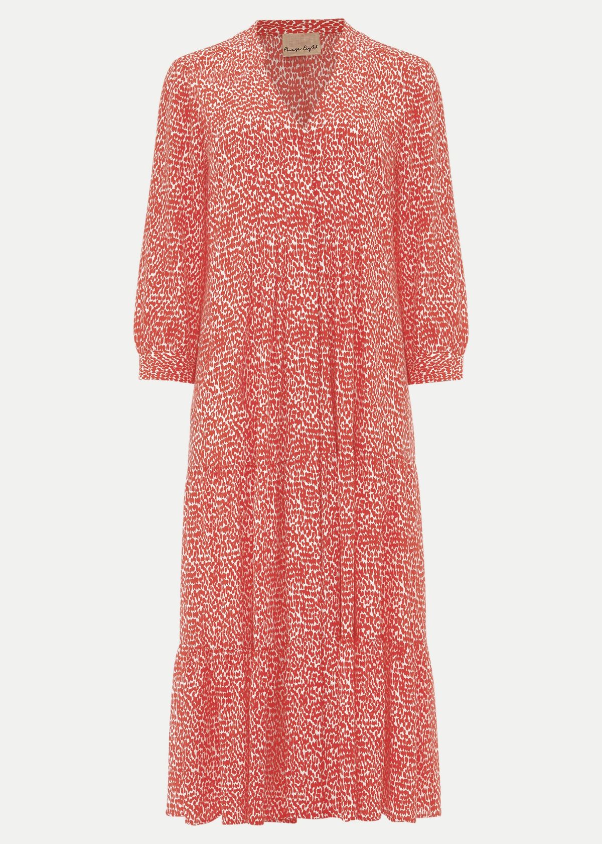 Vestido vermelho penele midi £ 99