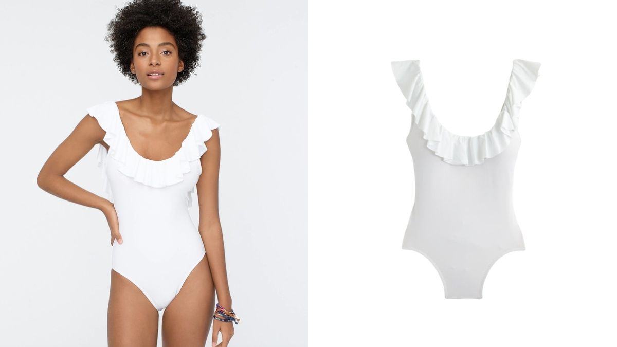 J.Crew enodelne kopalke z zadrgo z dolgim ​​trupom