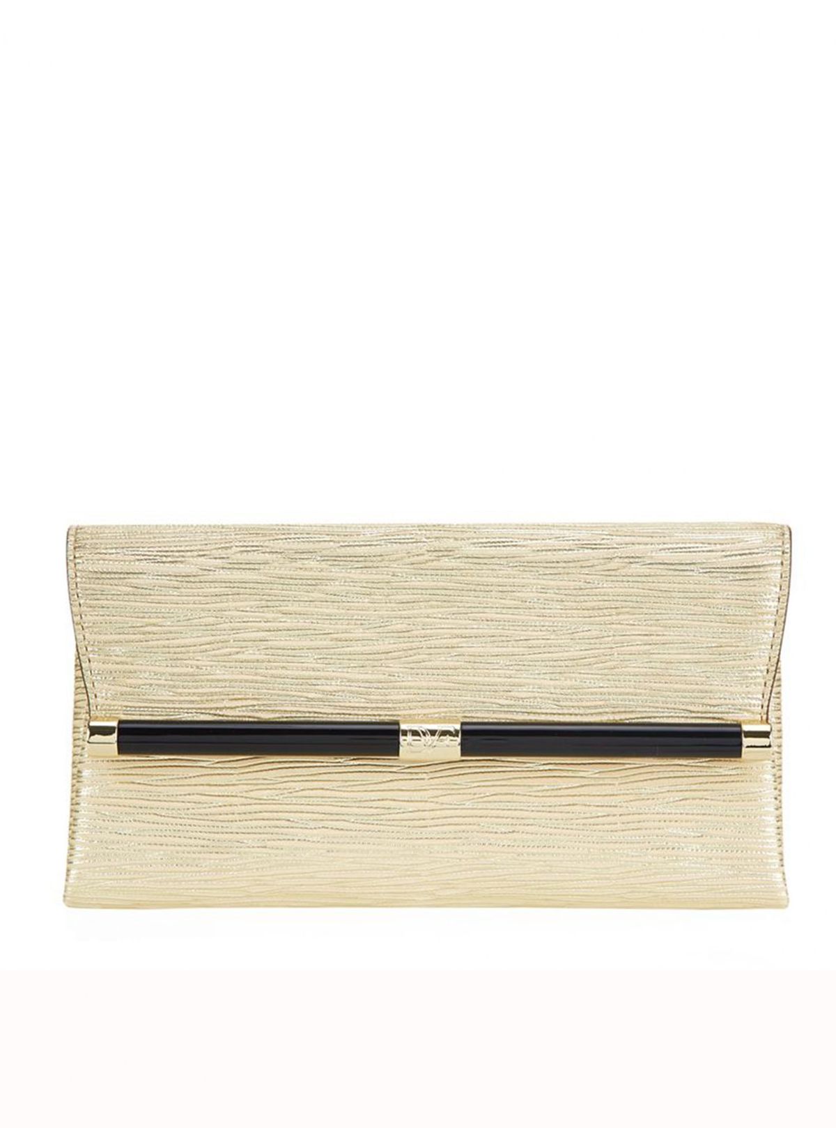 Diane Von Furstenberg Metallic Twig Envelope Clutch, £ 168