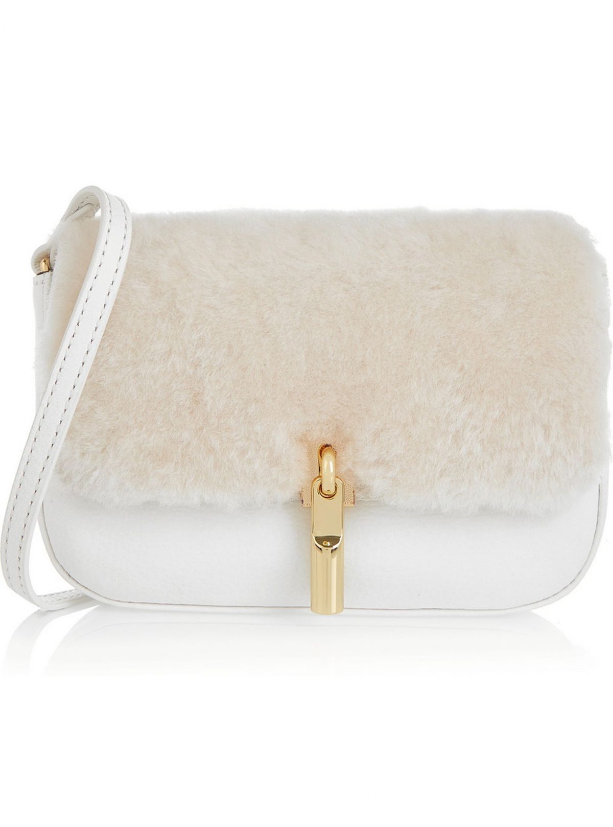 Elizabeth e James Shearling e bolsa de couro texturizado, £ 190