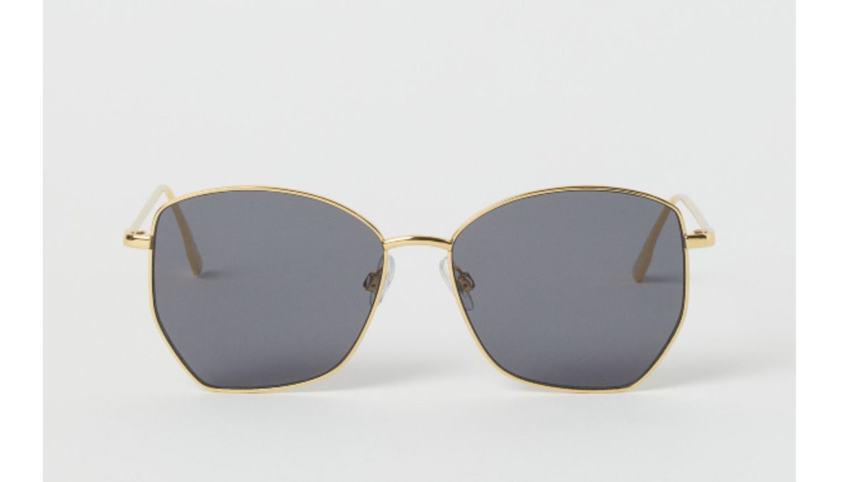 quais óculos de sol combinam comigo: H&M Angular Sunglasses