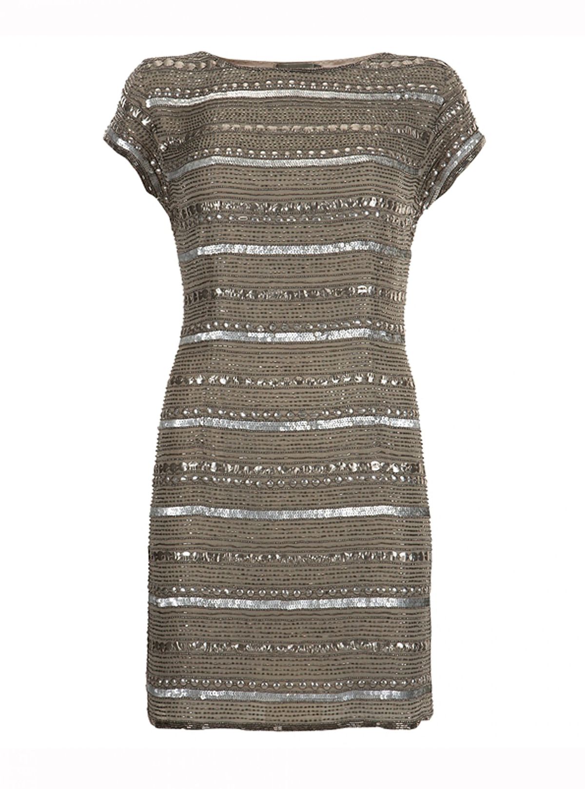 Vestidos de coquetel: vestido de lantejoulas vison de veludo menta, £ 225