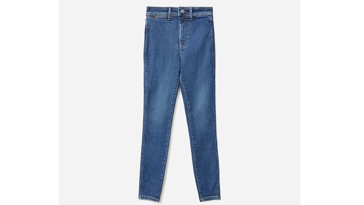 Recenzie na džínsy Everlane: Way-High Skinny Jean