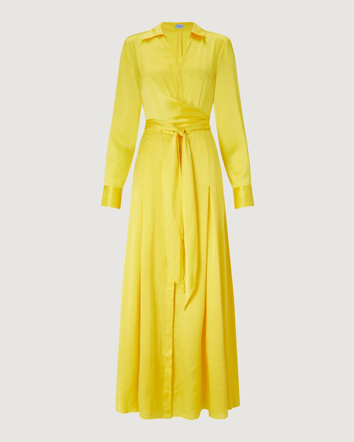 Vestido com gravata de seda na cintura, £ 149, Jigsaw