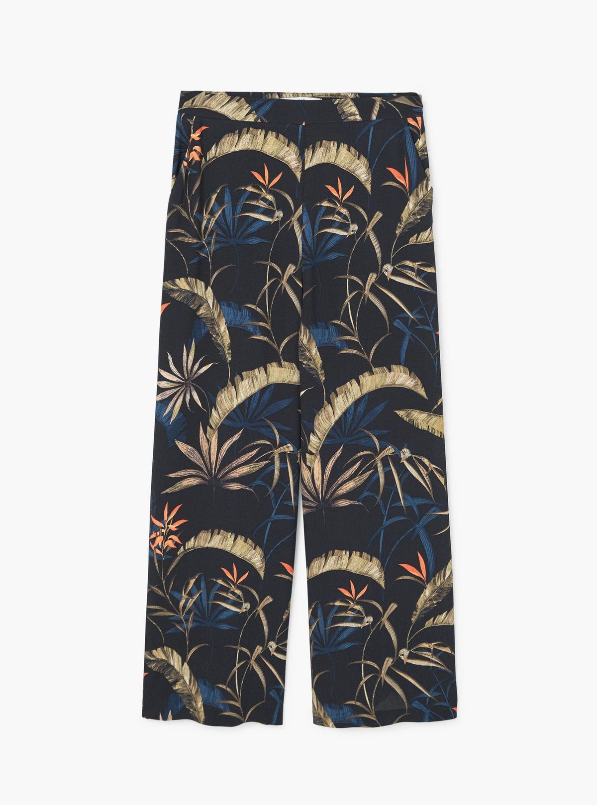 Широкие брюки с принтом, 49,99 £, Mango