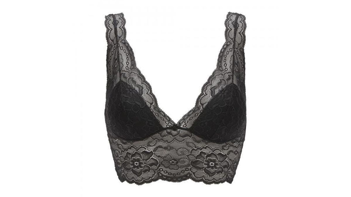 negro Passionata Lulu Bralette, uno de w & h