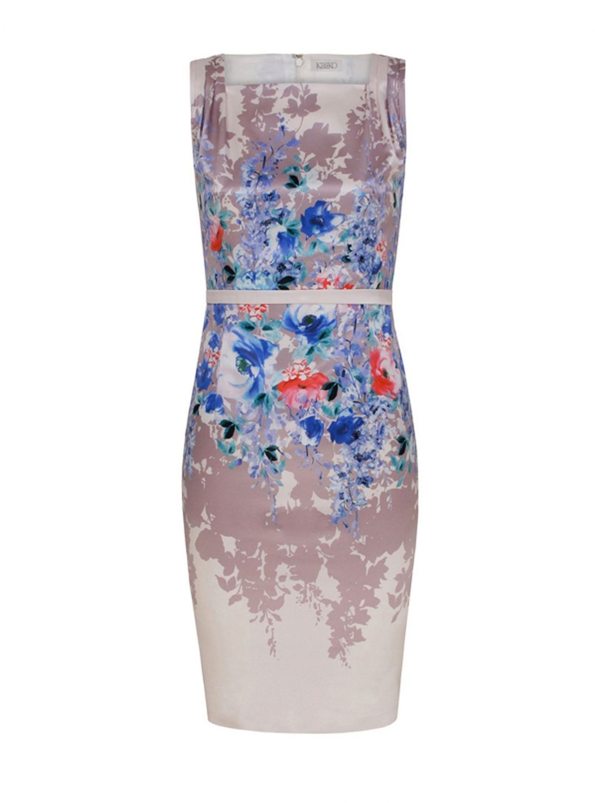 O vestido de turno estampado de lilases Kaliko custava 120 libras, agora custava 90 libras