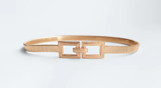 Elastischer Metallic-Gürtel, £ 15,99, Zara