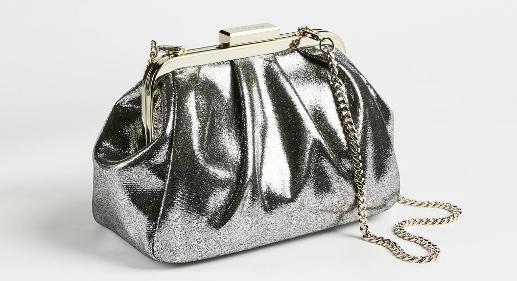 Abendtasche mit Metallic-Crinkle-Rahmen, 69 €, Ted Baker
