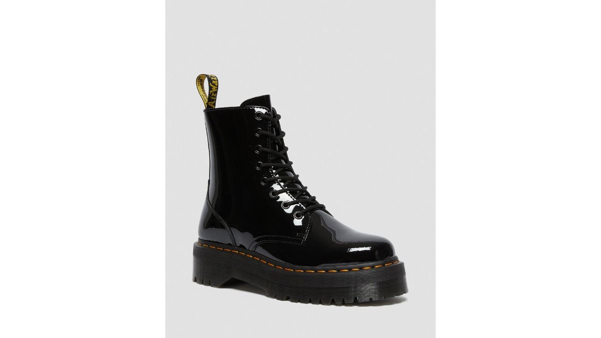 Ботинки на платформе из лакированной кожи Dr.Martens Jadon