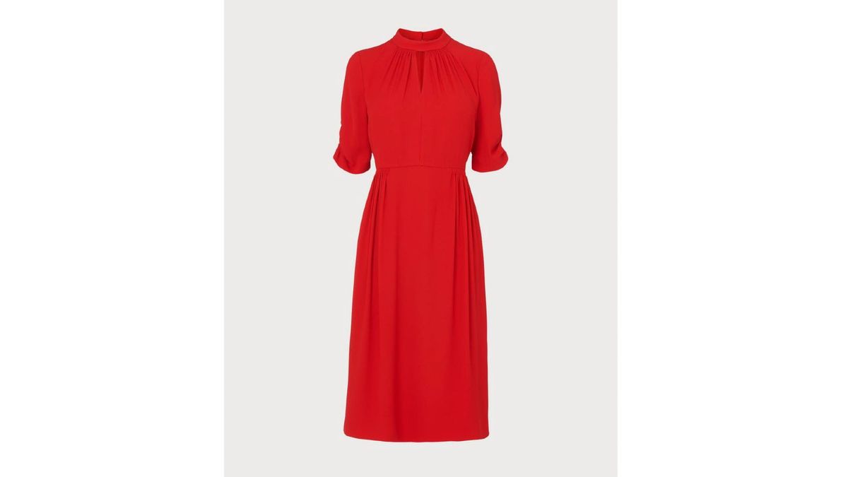 que cor combina comigo - L.K. Vestido vermelho Bennett Veronique