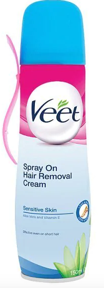 Veet Sensitive Spray On Hair Removal Cream