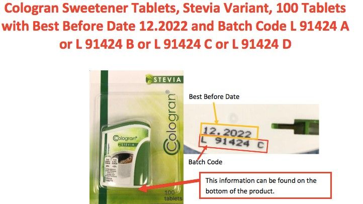 Lidl-zoetstoffen teruggeroepen