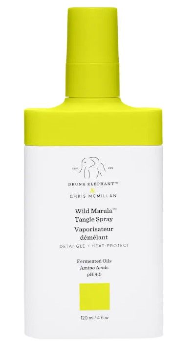 najlepšie produkty pre úpravu vlasov Drunk Elephant Wild Marula Tangle Spray