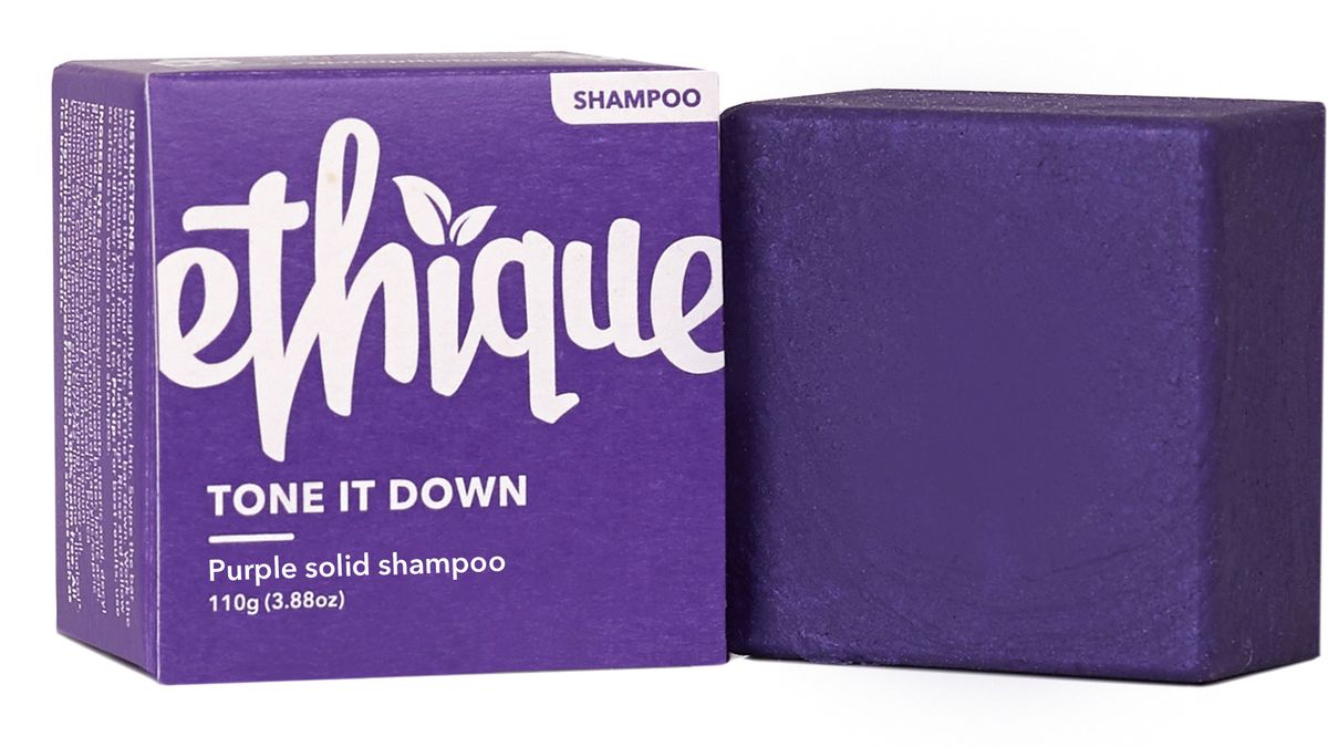 Ethique Tone it Down Purple Solid Shampoo Твердый шампунь