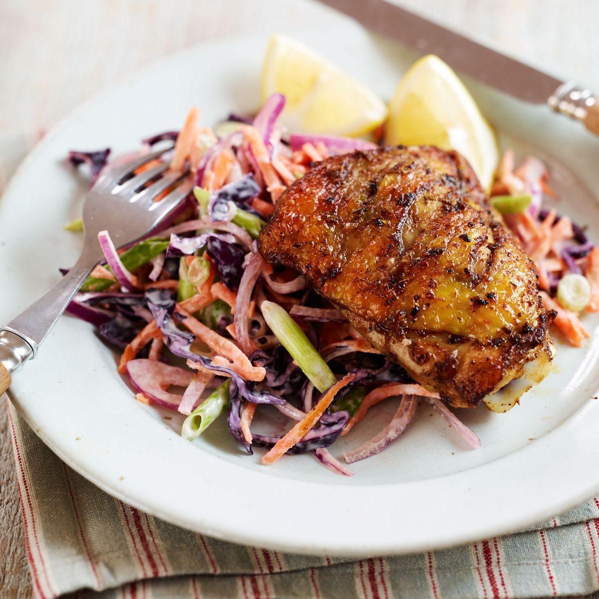 Dukanova diéta: Jerk Chicken and Coleslaw