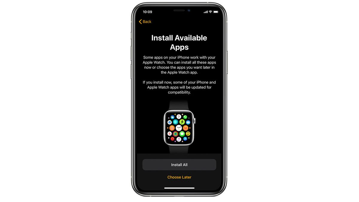 Настройка приложения для экрана Apple iPhone