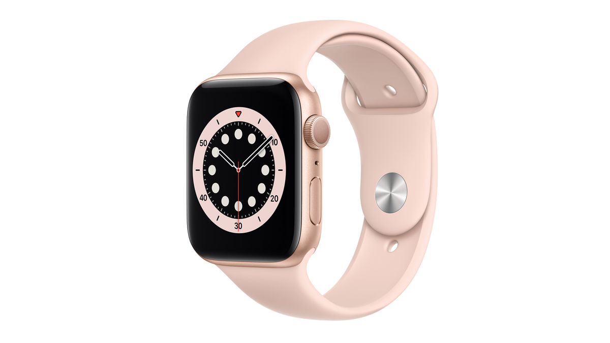 Apple Watch Series 6 в розовом цвете