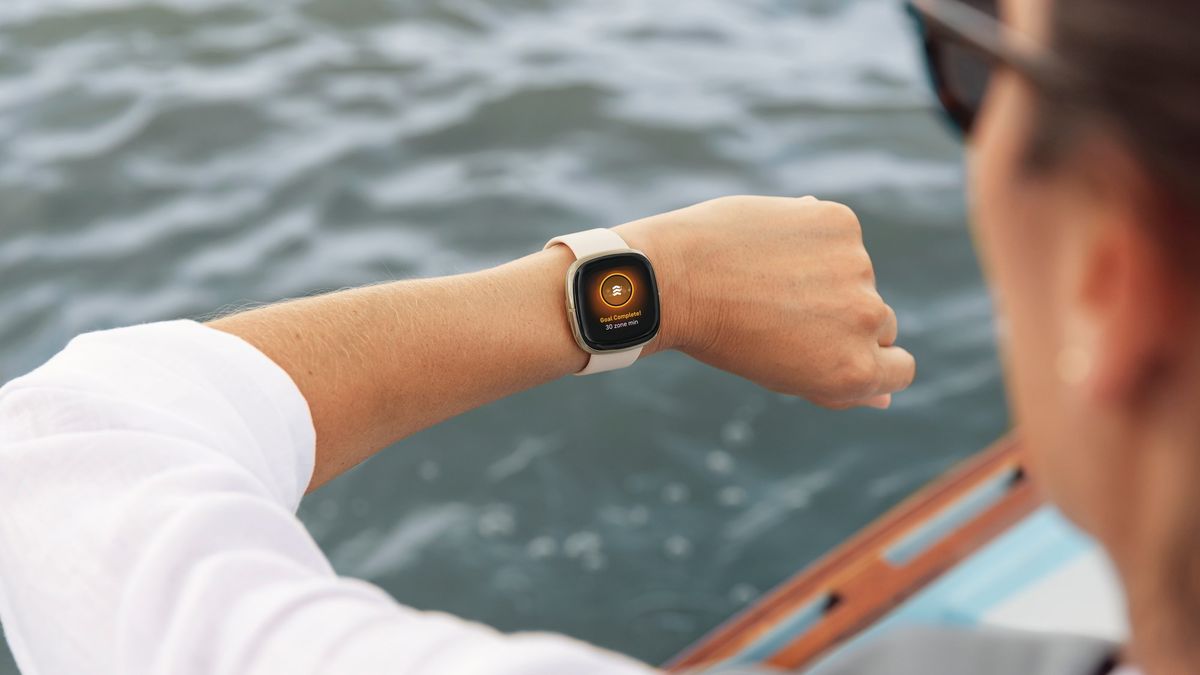 Zblízka Fitbit Versa