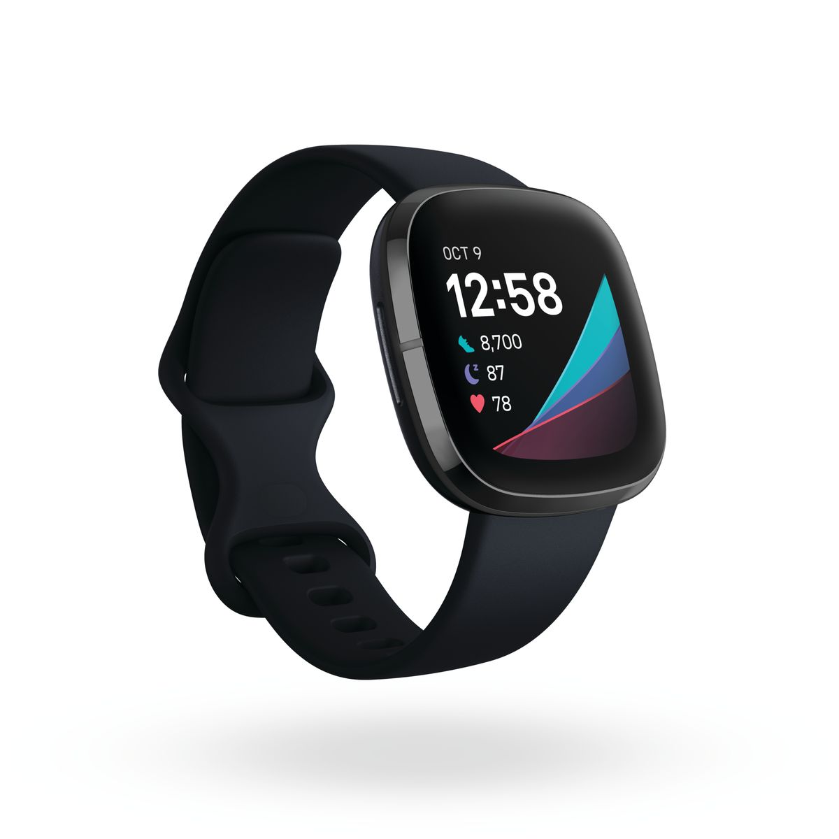 Fitbit Sense v čiernej farbe