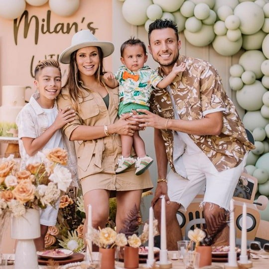 andrea espada com sua familia