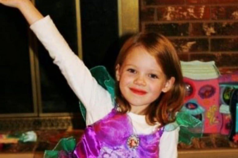 Maddie Lambert foto de infância