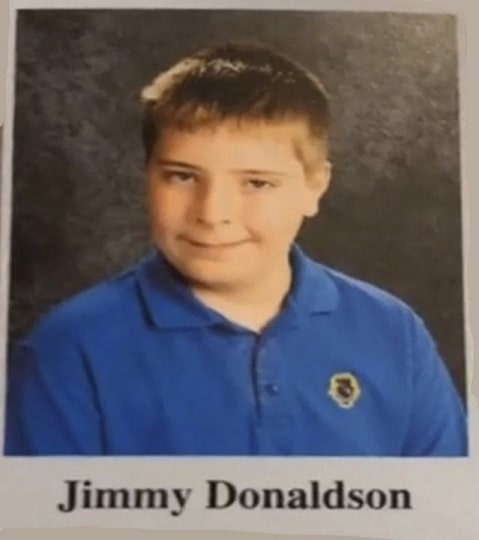 mrbeast obrázok z detstva